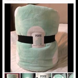 Victoria secret “pink” Sherpa blanket